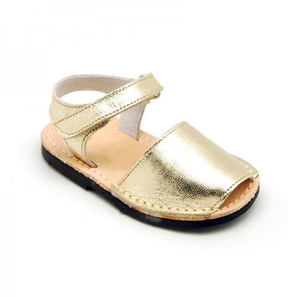 Kids Shoes Girls Sandals Metallic Kids Leather Sandals