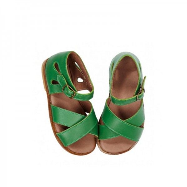 Spring Summer Classic Fancy Little Girls Nude Beach Kids Leather Sandals