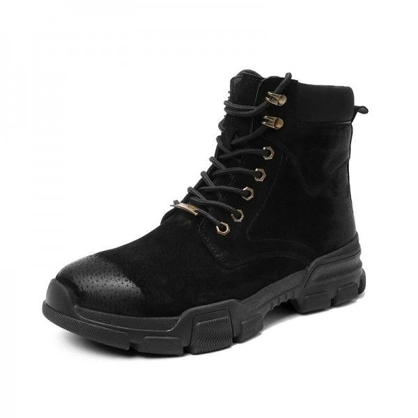 Martin boots men's new men's autumn winter high boot joker overalls boots Wolf boots leather men's shoes desert boots