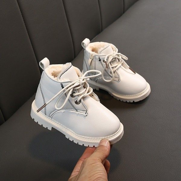 Children's new autumn/winter boys Martin boots and cotton ankle boots baby cotton boots girls snow boots children boots tide