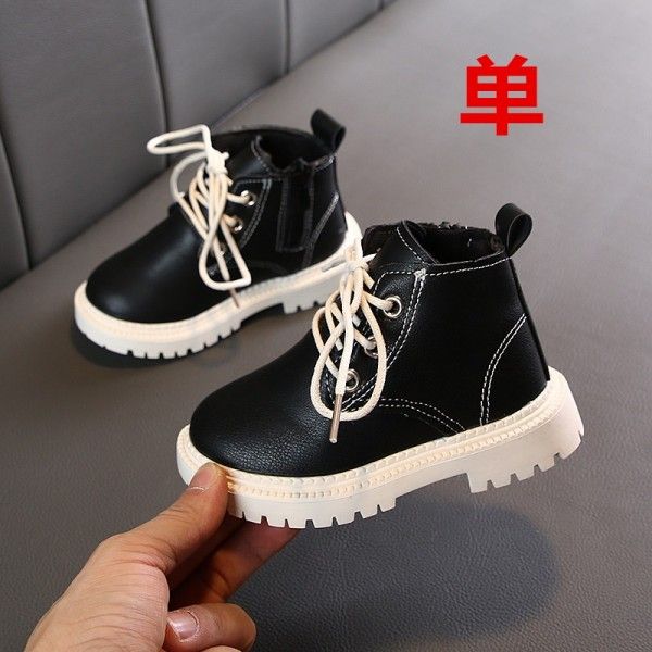Children's new autumn/winter boys Martin boots and cotton ankle boots baby cotton boots girls snow boots children boots tide