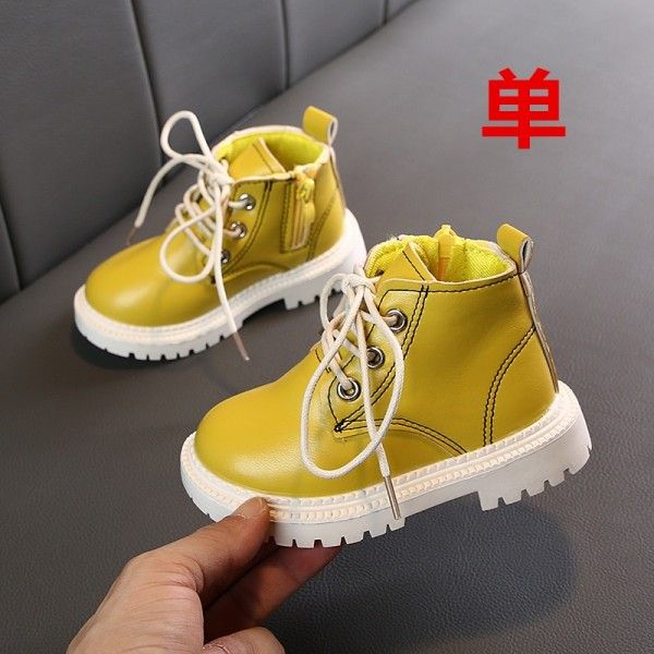 Children's new autumn/winter boys Martin boots and cotton ankle boots baby cotton boots girls snow boots children boots tide