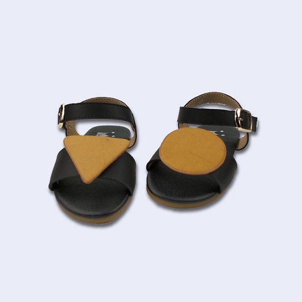 Summer 2020 princess soft bottom geometry skid-proof children's sandals web celebrity