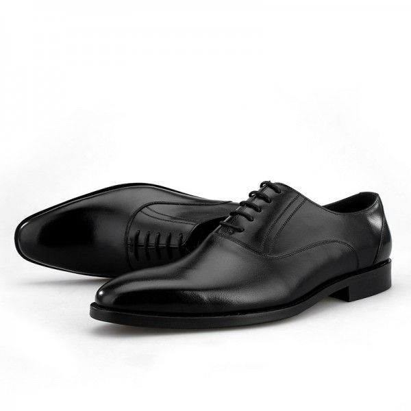 Autumn men's leather business dress shoes Korean v...