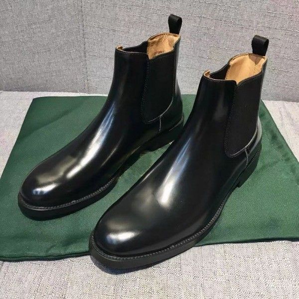 New autumn winter Chelsea boots classic style boots female European and American leather boots dongguan foreign trade shoes