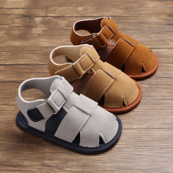 0-1岁夏季宝宝学步鞋包头软底凉鞋休闲婴儿鞋