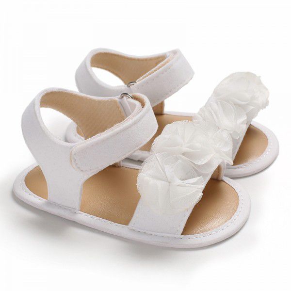 婴儿鞋学步鞋0-1岁夏季款女宝宝鞋夏季硅胶底凉鞋  一件代发