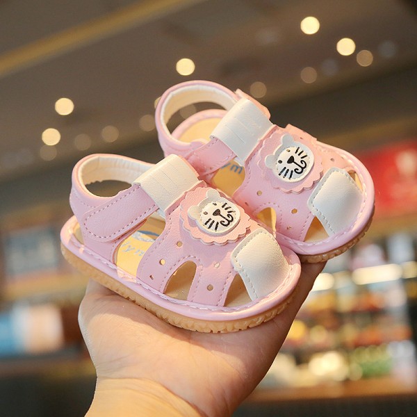 一件代发宝宝包头叫叫凉鞋2021春夏女童0-2岁婴幼儿女宝宝学步鞋