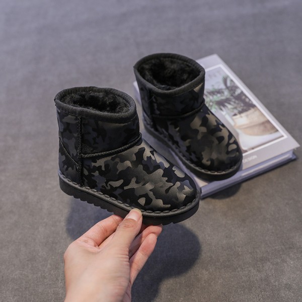 儿童雪地靴2022新款加绒加厚防水防滑...