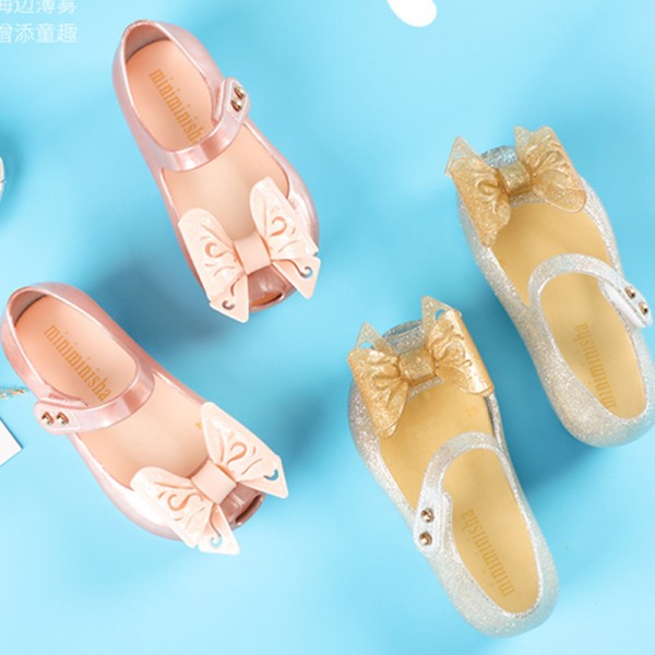 儿童凉鞋幼儿女童鞋蝴蝶结公主鞋香...